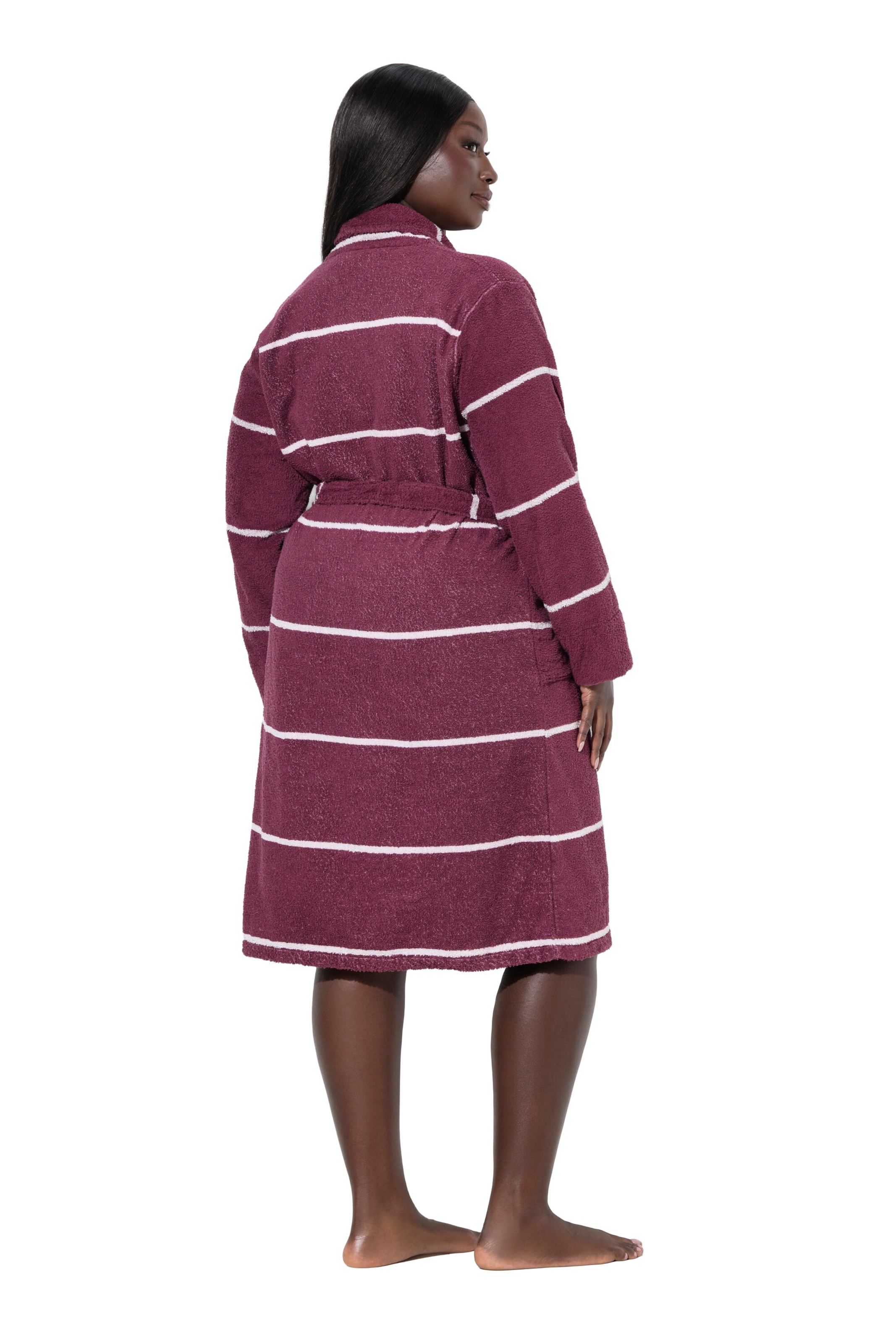 Ulla Popken Dressing Gown in Red