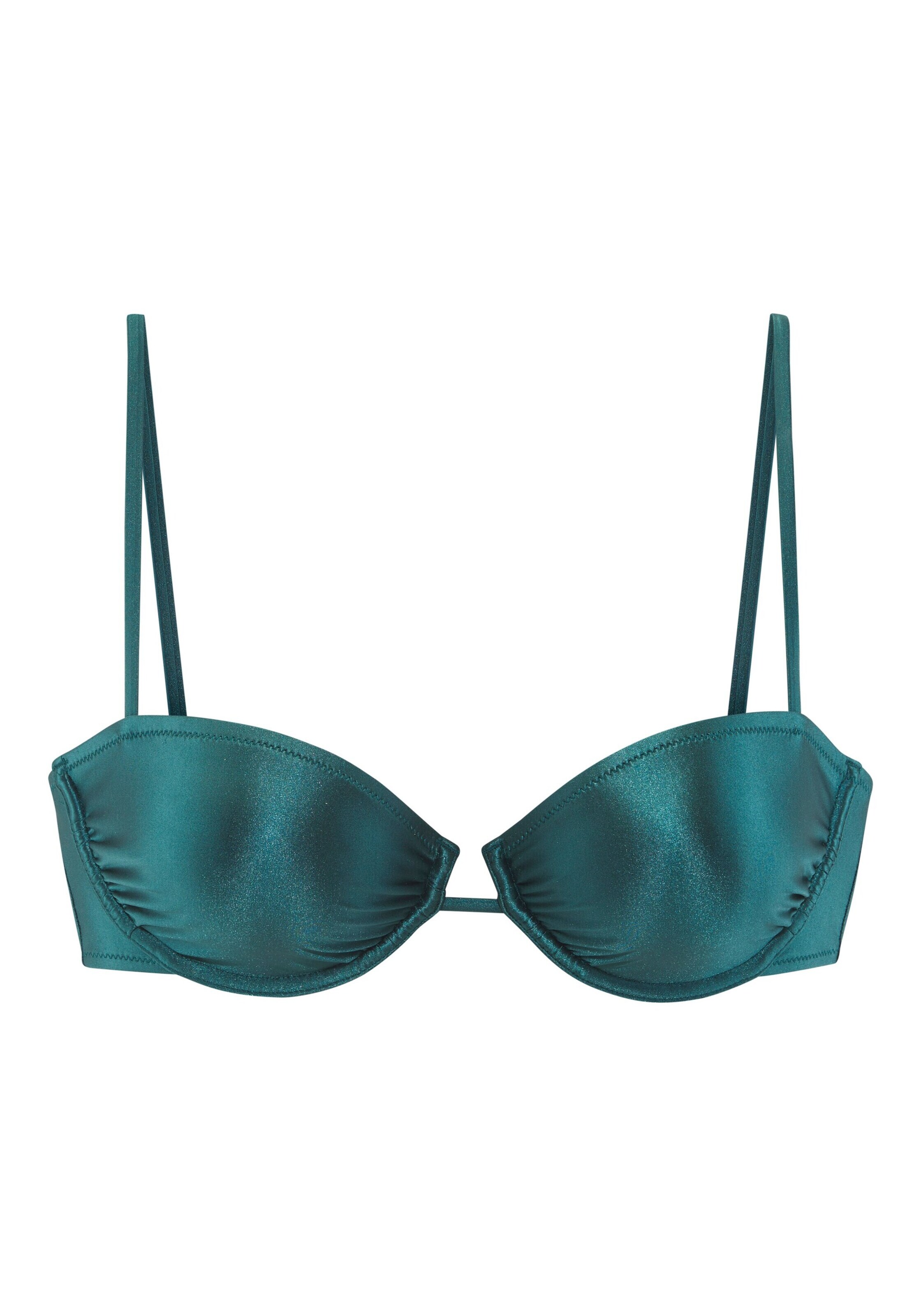 Copenhagen Studios Balkonetka Góra bikini w kolorze zielony: przód