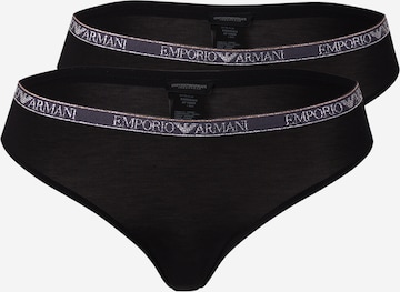 juoda Emporio Armani Siaurikės: priekis