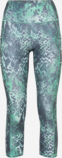 Pantaloni sport 'BRITTANY' Marika pe crem / albastru / verde jad, Vizualizare produs