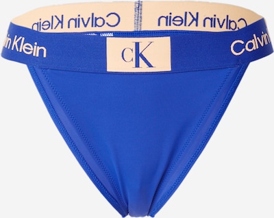 Pantaloncini per bikini Calvin Klein Swimwear di colore nudo / blu cobalto, Visualizzazione prodotti