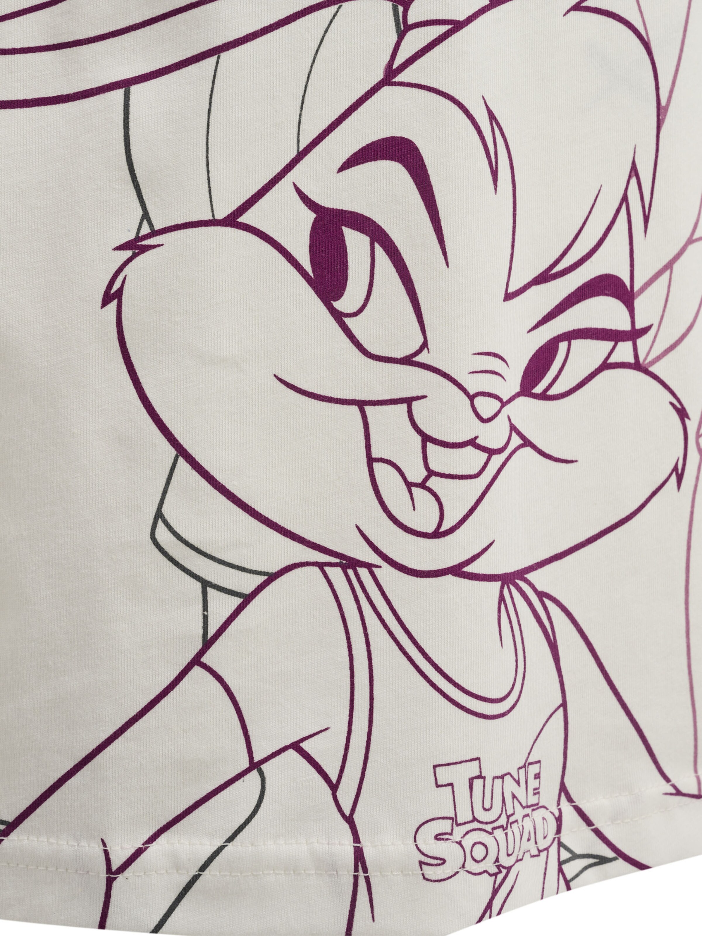 minimum T-Shirt  'Space Jam Diez' in Weiß