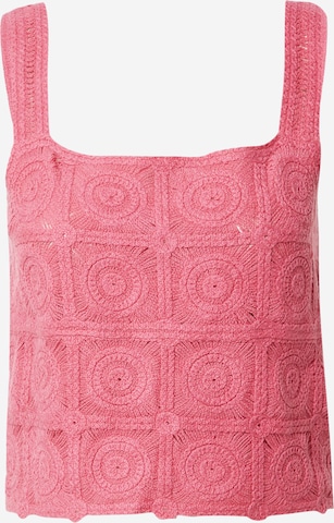 River Island Knitted top in Pink: front