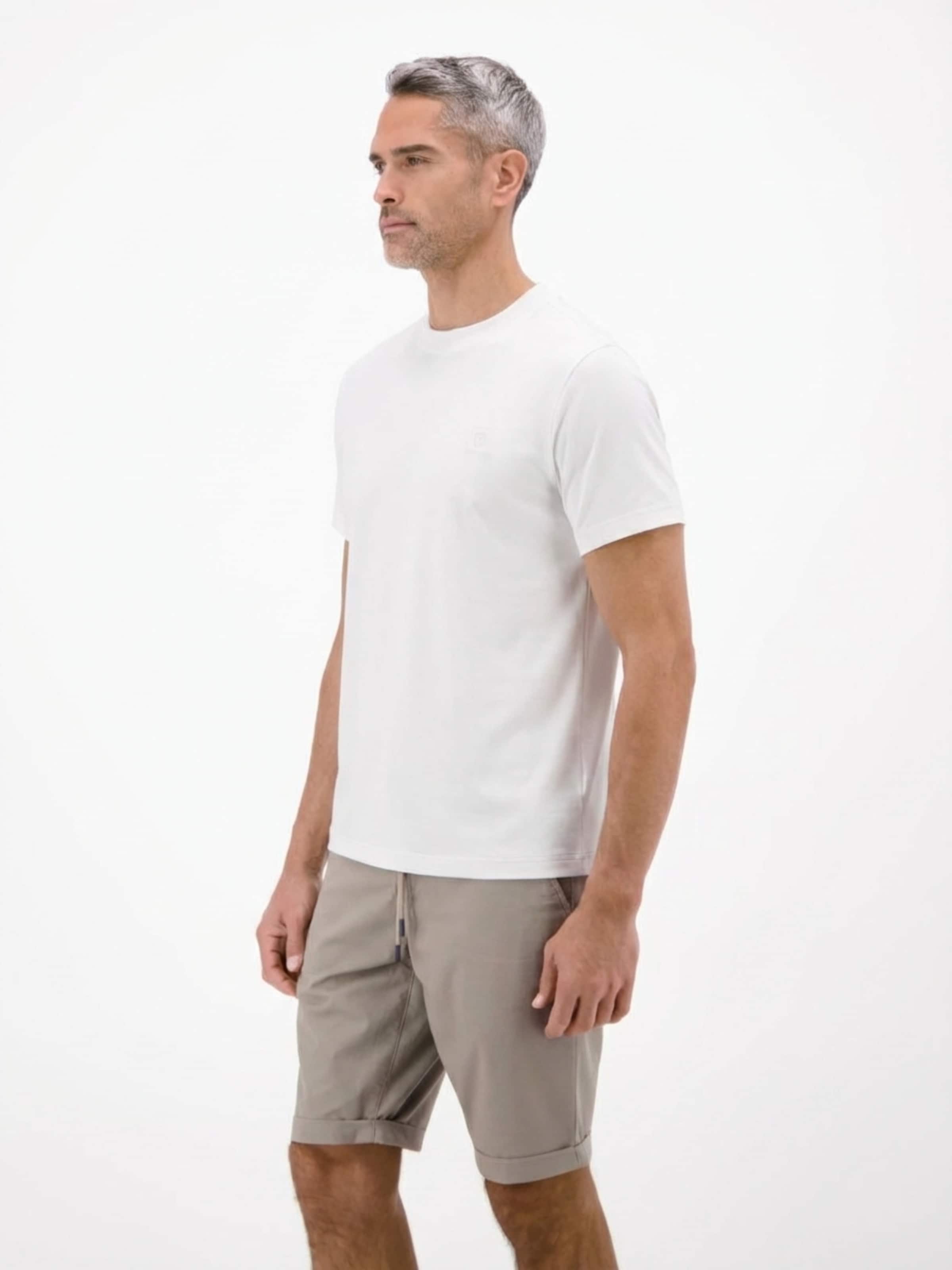 T-Shirt LERROS en blanc