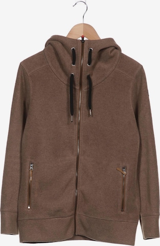 ICEPEAK Sweatshirt & Zip-Up Hoodie in S in Brown: front