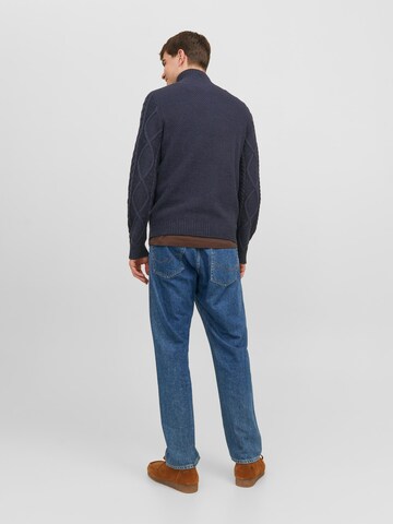 JACK & JONES Pullover 'JEAN' in Blau