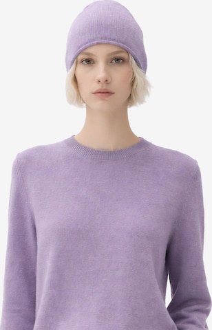 GOBI Cashmere Pullover 'Cashmere Hat & Sweater Set' in Lila: Vorderseite