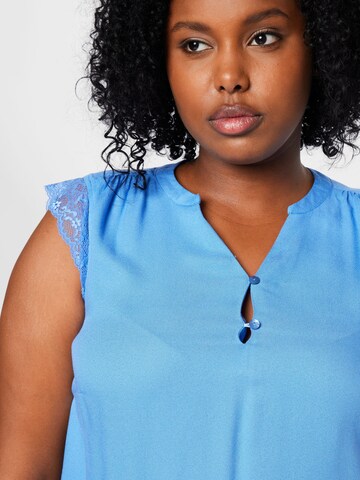 ONLY Curve Bluse 'NINA' in Blau