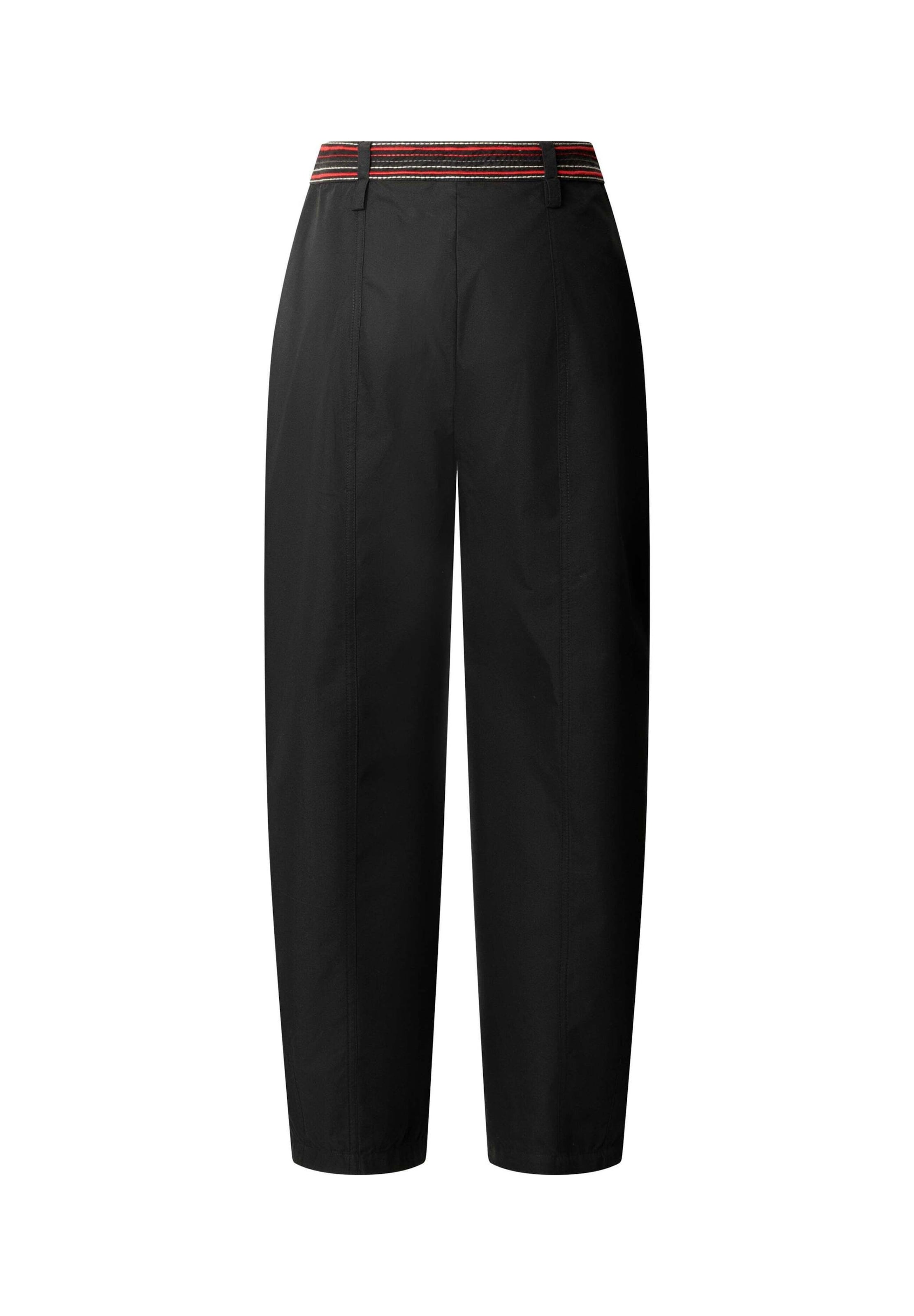 Pepe Jeans Wide leg Broek 'Janny' in Zwart