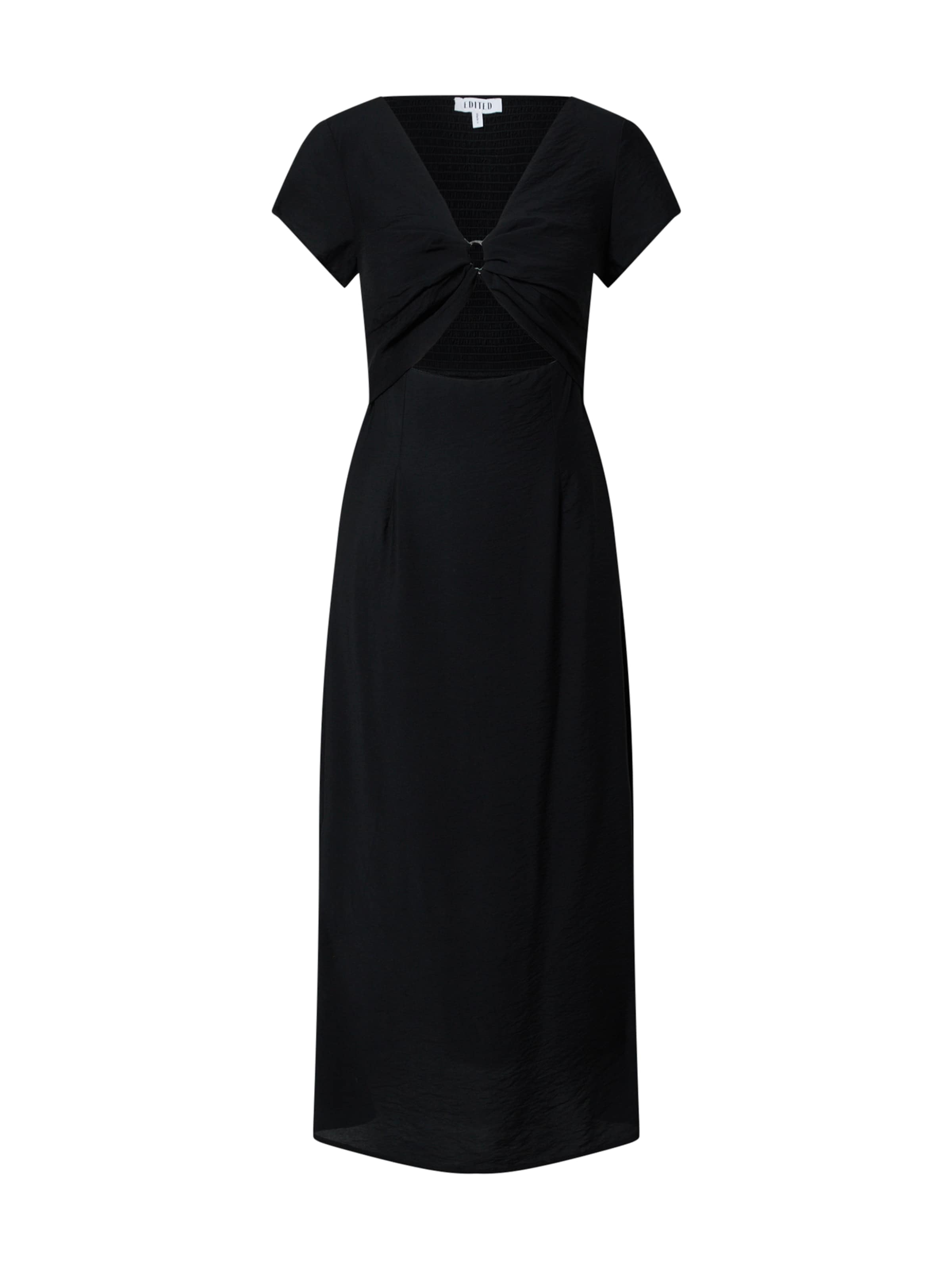 Rochie 'Gitte' de la EDITED pe negru: față