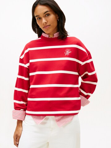 TOMMY HILFIGER Sweatshirt in Rot: Vorderseite