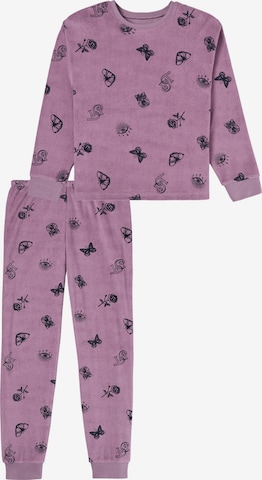 SCHIESSER Pyjama ' Nightwear ' in Lila: Vorderseite