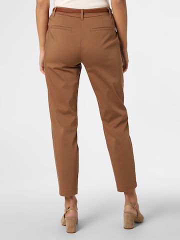 Coupe slim Pantalon chino COMMA en marron