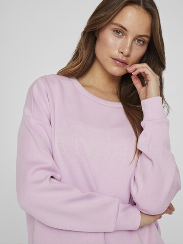 VILA Sweatshirt in Purple