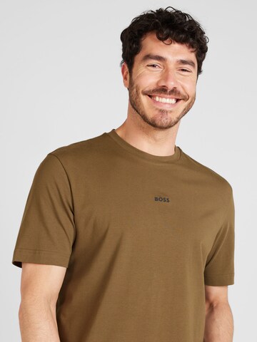 BOSS T-Shirt 'Chup' in Grün