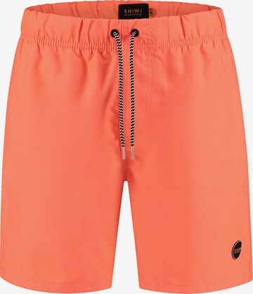 Shiwi Badeshorts 'Mike' in Orange: predná strana