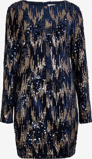 Apricot Mixed Sequin Velvet Bodycon Mini Dress ' ' in navy, Produktansicht