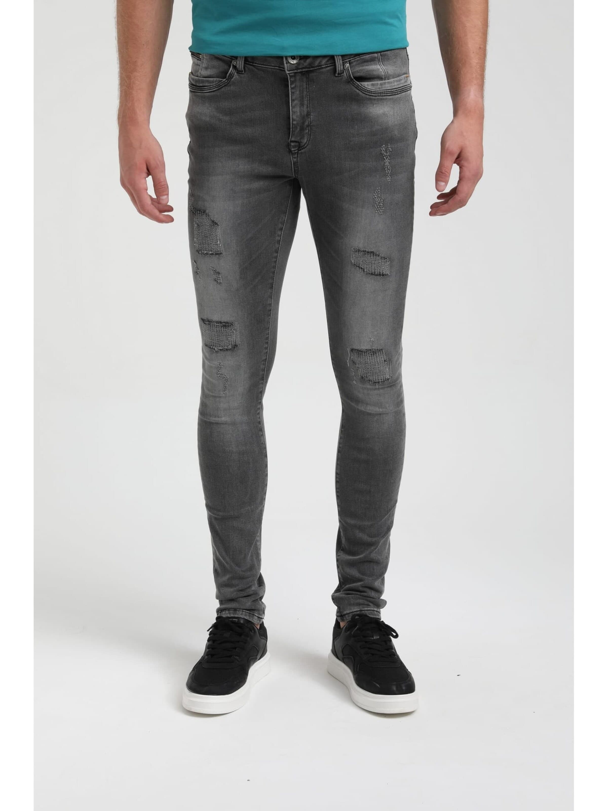 Gabbiano Baggy Jeans 'Ultimo' in Grijs