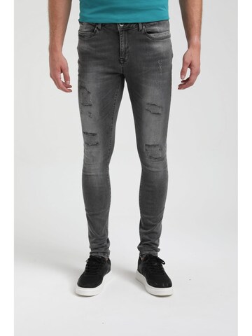 Gabbiano Baggy Jeans 'Ultimo' in Grijs: voorkant