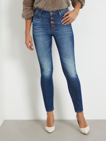 GUESS Skinny Jeans in Blue: front