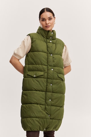 b.young Vest 'Bybomina Waiscode' in Green: front