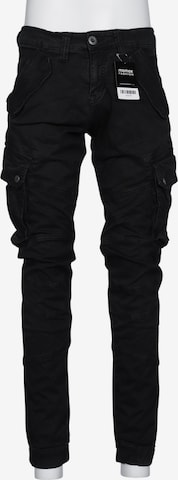 ALPHA INDUSTRIES Jeans 29 in Schwarz: Vorderseite