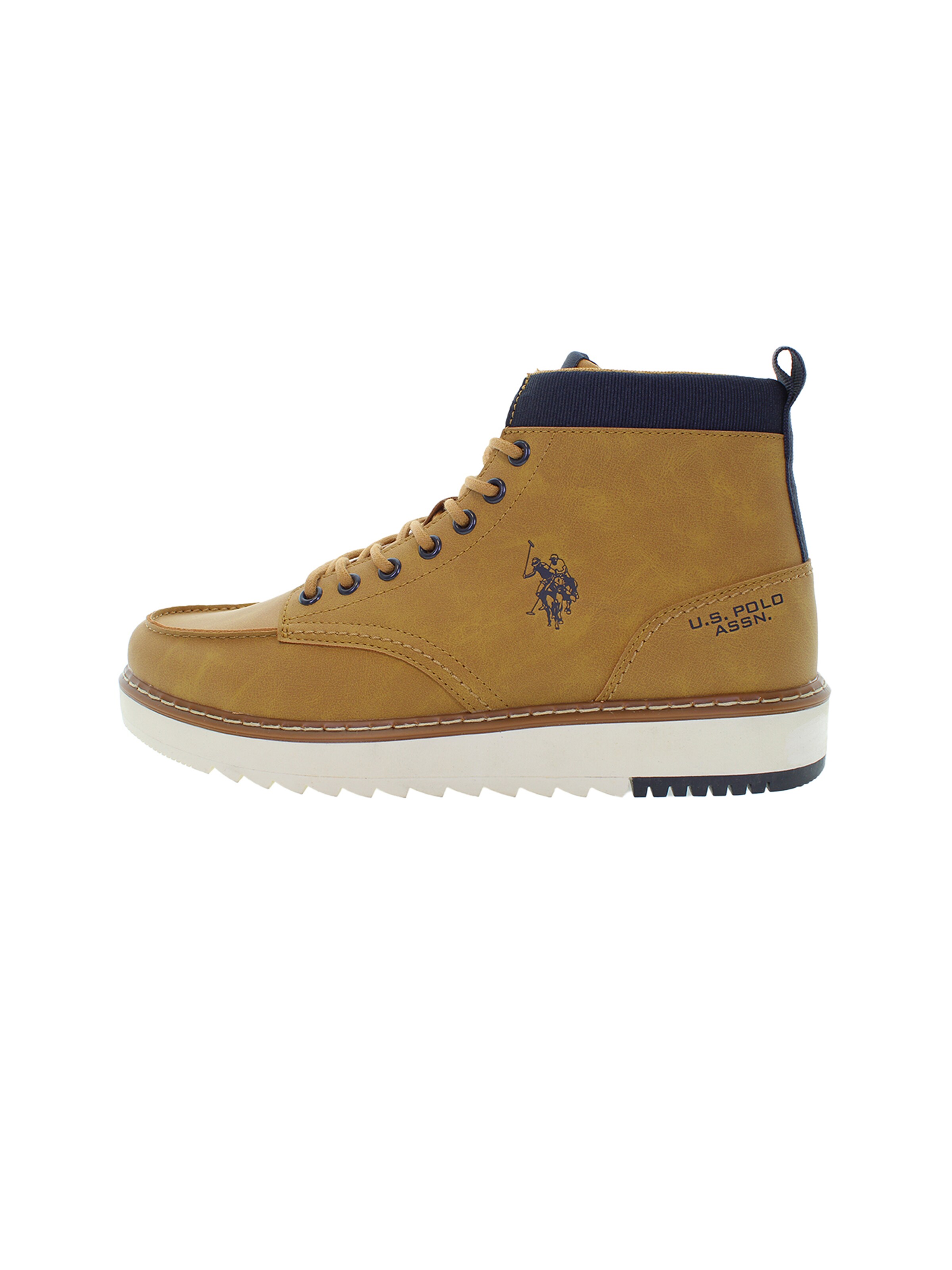 U.S. POLO ASSN. Veterboots 'London001' in Bruin: voorkant