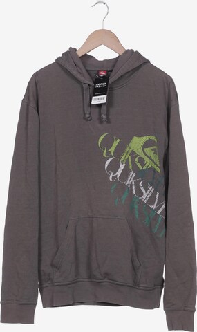 QUIKSILVER Sweatshirt & Zip-Up Hoodie in XL in Grey: front