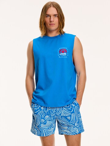 Shiwi Shirt 'SUNSHINE' in Blauw: voorkant
