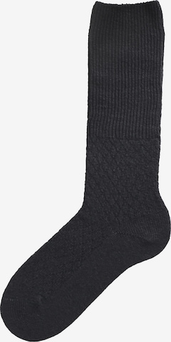 KUNERT Socken 'Business Graphic' in Schwarz: Vorderseite