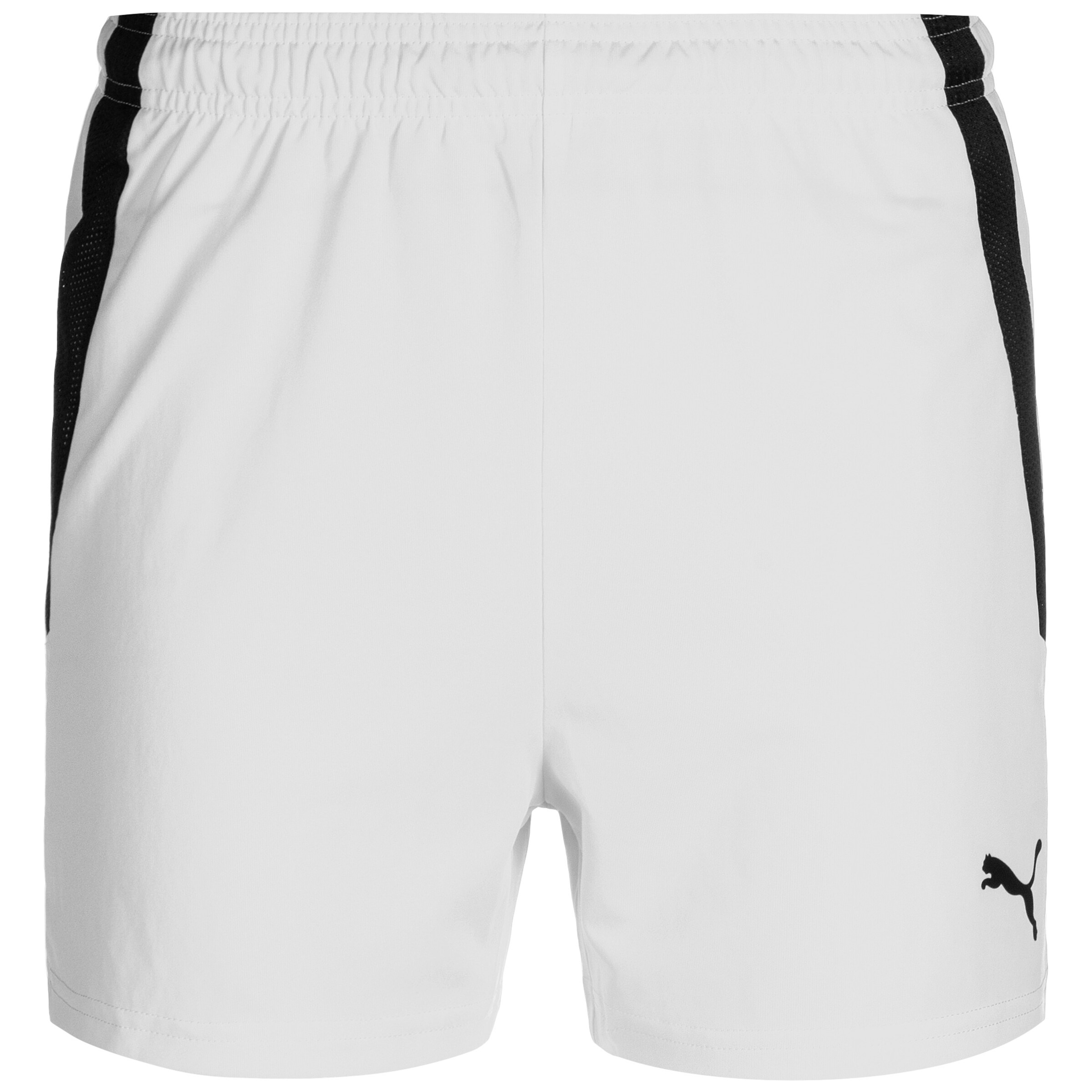 PUMA Workout Pants 'TeamLiga' in White: front