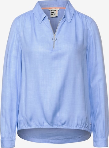 STREET ONE Blouse in Blue: front