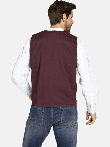 Jan Vanderstorm Bodywarmer 'Torell' in Rood