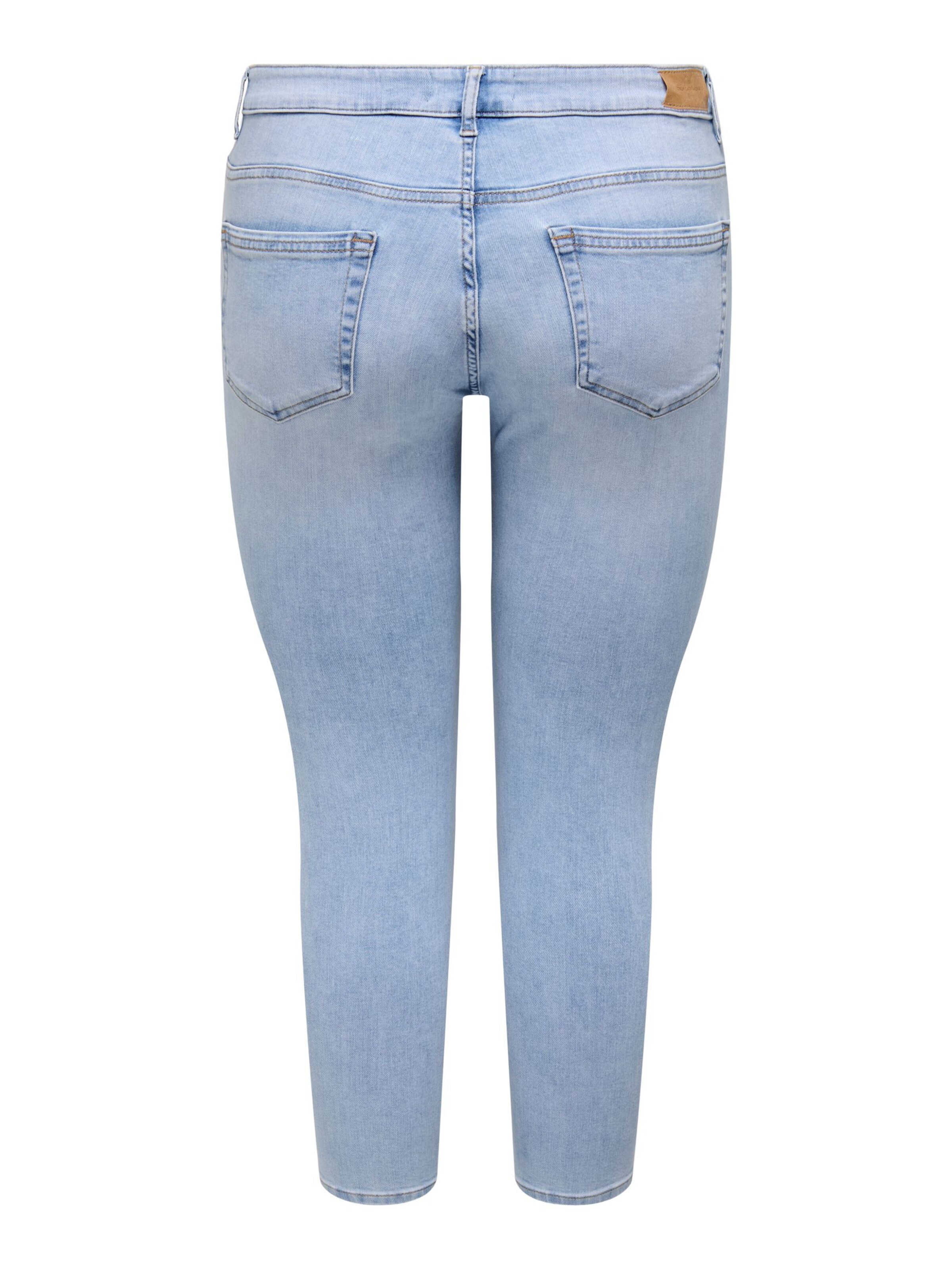 ONLY Carmakoma Skinny Jeans 'CARWilly' in Blauw