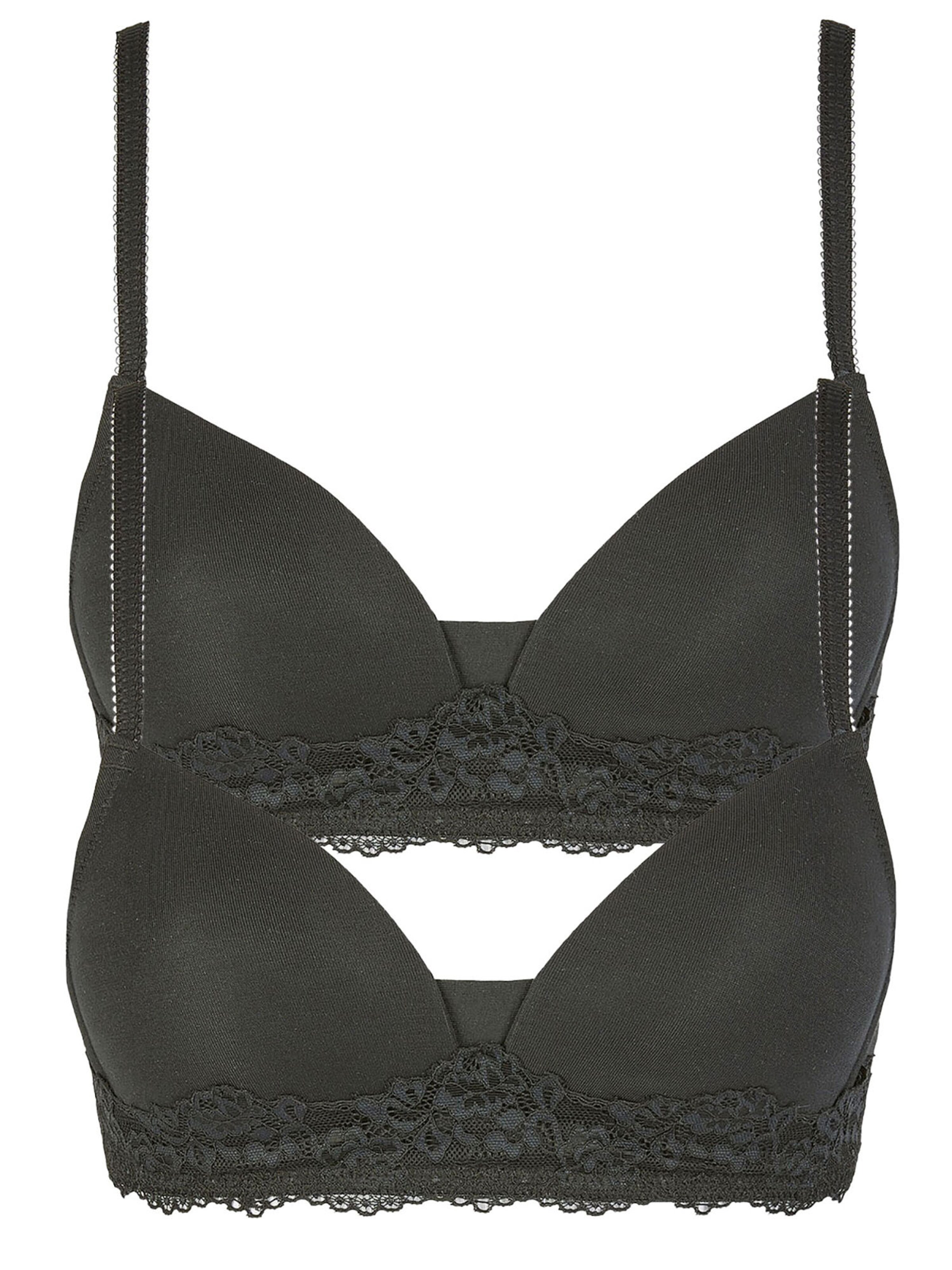 Nina von C. Bra 'Romance' in Black: front