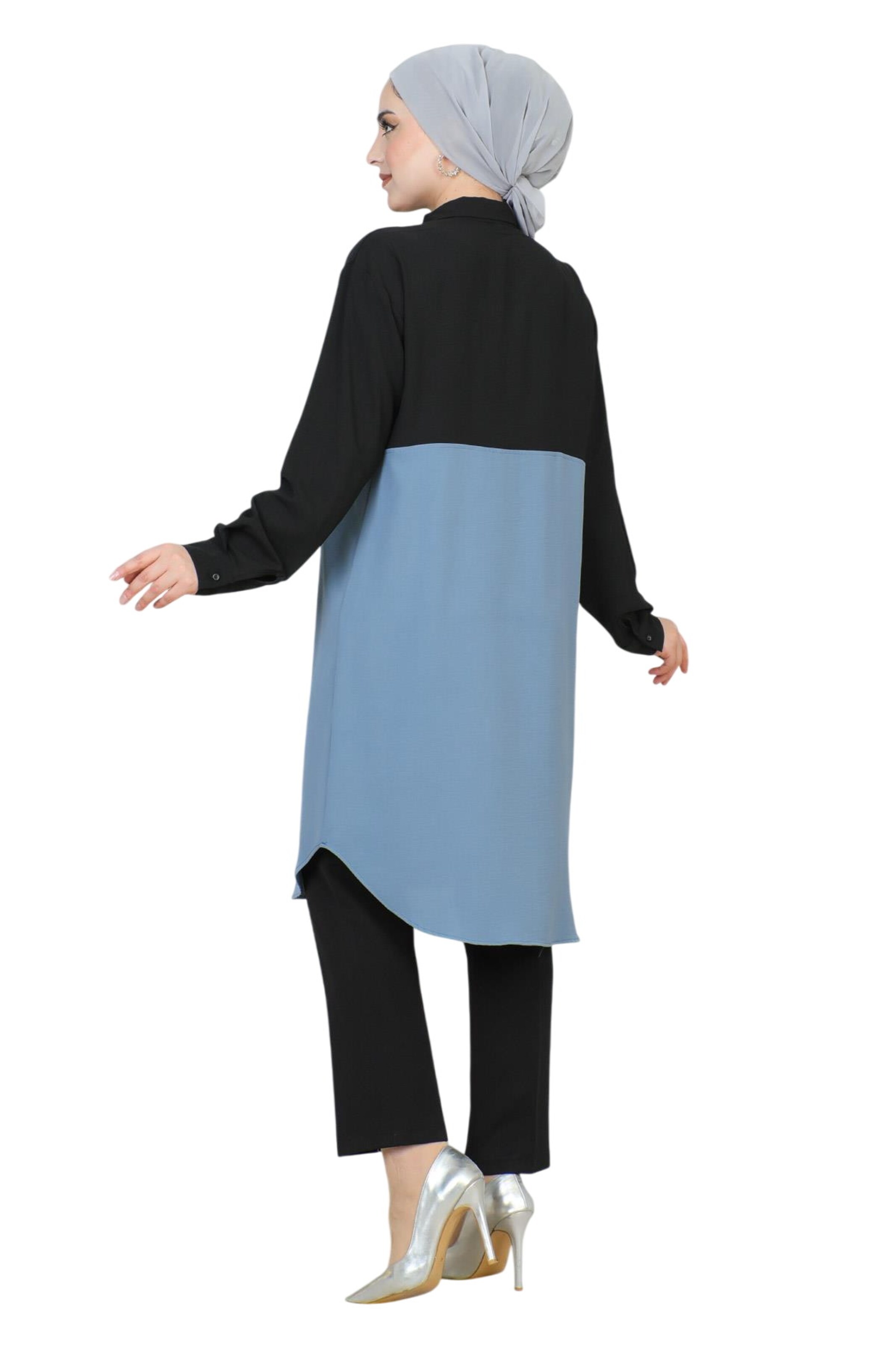 MODAMIHRAM Tunic in Blue