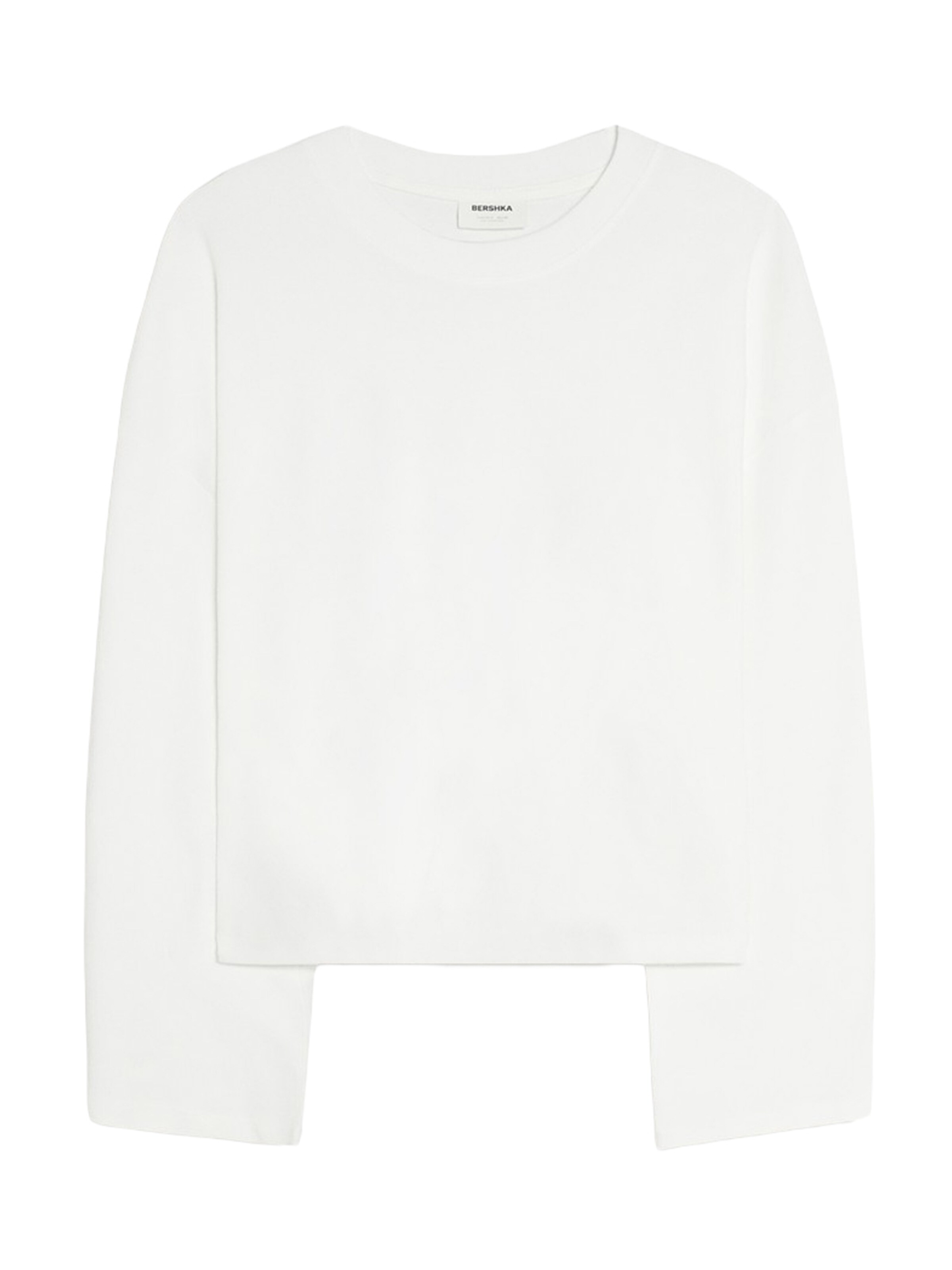 Maglia extra large di Bershka in bianco: frontale