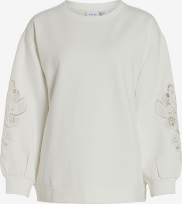 VILA Sweatshirt in Wit: voorkant