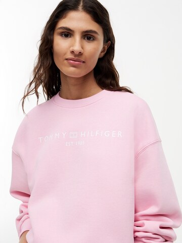 TOMMY HILFIGER Суичър в розово