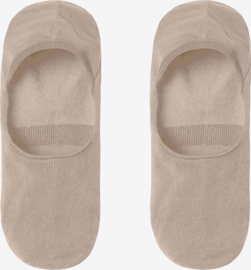 CALZEDONIA Ankle Socks in Beige: front