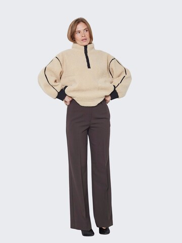 Pull-over 'Madin' co'couture en beige