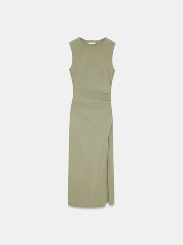 Rochie 'Midi' de la Dilvin pe verde: față