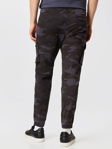 HOLLISTER Tapered Cargo Pants in Black