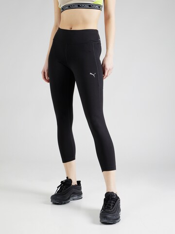 PUMA Skinny Spodnie sportowe 'RUN FAVORITES VELOCITY' w kolorze czarny: przód