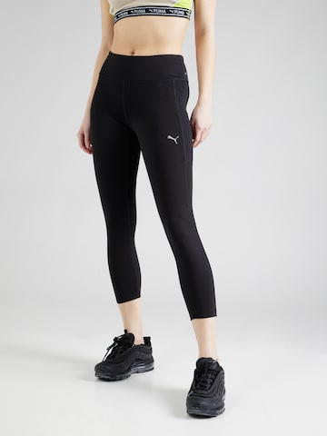 PUMA Skinny Sportovní kalhoty 'RUN FAVORITES VELOCITY' – černá: přední strana