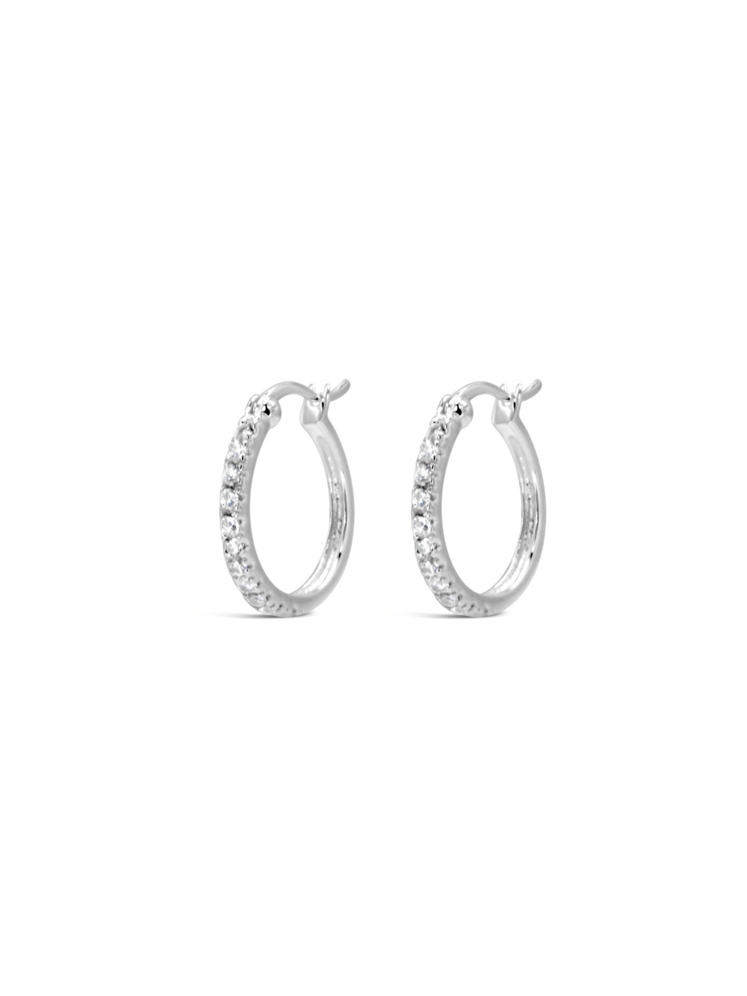 ARS-ARGENTI Earrings 'COSMIC RING' in Silver: front