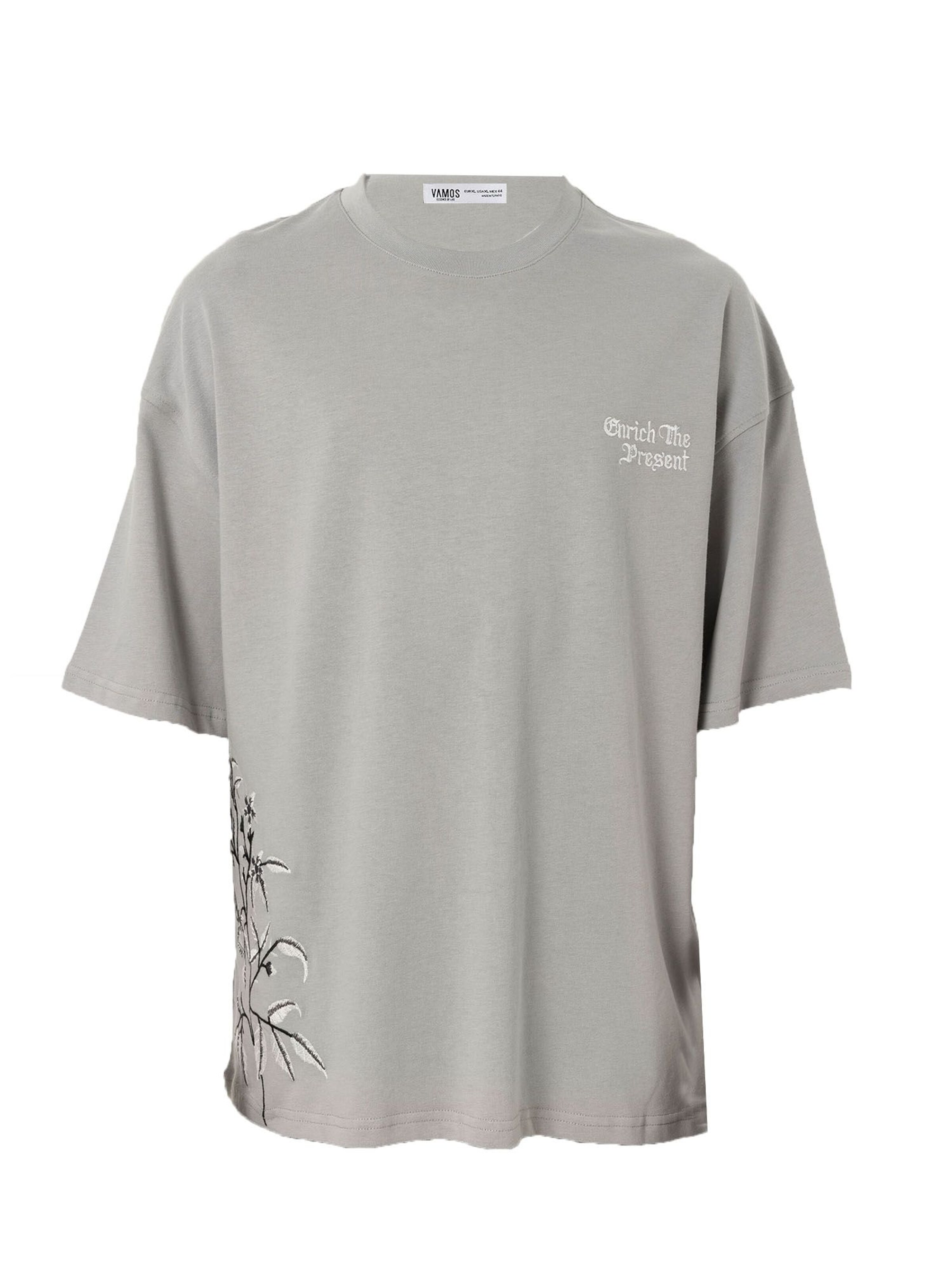 VAMOS CLO Μπλουζάκι σε γκρι: μπροστά