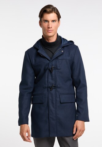 DreiMaster Klassik Between-Seasons Coat in Blue: front