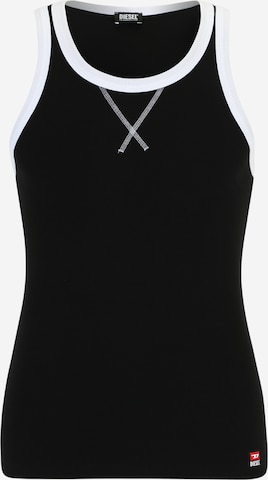 DIESEL - Camiseta térmica 'JOHNNY' en negro: frente