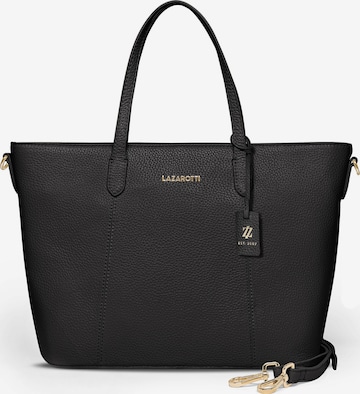 Lazarotti Shopper 'Bologna' in Schwarz: Vorderseite